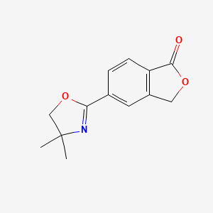 4,4-Dimethyl-2-(1-oxo-1,3-dihydroisobenzofuran-5-yl)oxazoline