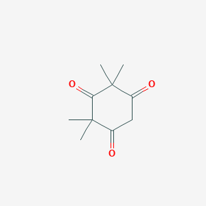 molecular formula C10H14O3 B8655231 2,2,4,4-Tetramethyl-1,3,5-cyclohexanetrione CAS No. 7181-79-5