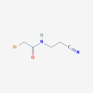 Bromoacetic acid-(2-cyanoethyl)-amide