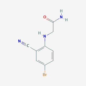 2-(4-Bromo-2-cyano-phenylamino)acetamide