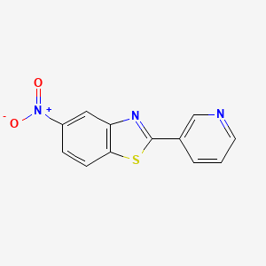 5-Nitro-2-(pyridin-3-yl)-1,3-benzothiazole