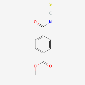 molecular formula C10H7NO3S B8655387 Methyl 4-isothiocyanatocarbonylbenzoate CAS No. 220873-58-5