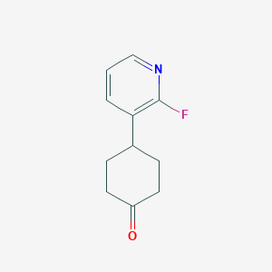 4-(2-Fluoropyridin-3-yl)cyclohexanone
