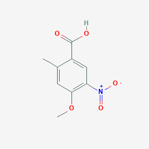 molecular formula C9H9NO5 B8655405 4-Methoxy-2-methyl-5-nitrobenzoic acid 