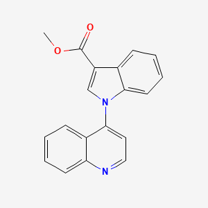 molecular formula C19H14N2O2 B8655419 Methyl 1-(quinolin-4-yl)-1H-indole-3-carboxylate CAS No. 649550-66-3