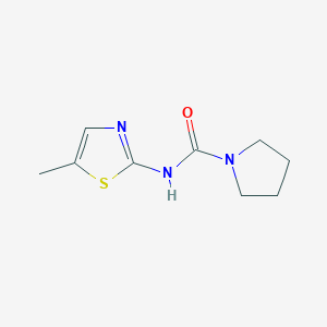 N-(5-methyl-1,3-thiazol-2-yl)pyrrolidine-1-carboxamide