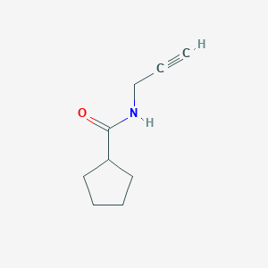 molecular formula C9H13NO B8655450 n-Prop-2-ynyl-cyclopentylcarboxamide 
