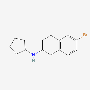 (6-Bromo-1,2,3,4-tetrahydro-naphthalen-2-yl)-cyclopentyl-amine