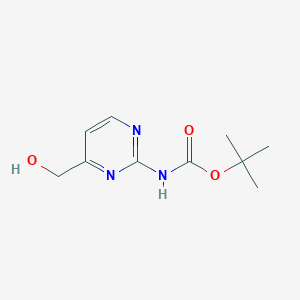 (4-Hydroxymethylpyrimidin-2-yl)carbamic acid tert-butyl ester