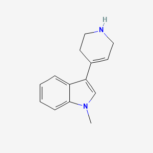 molecular formula C14H16N2 B8655525 1-methyl-3-(1,2,3,6-tetrahydropyridin-4-yl)-1H-indole 