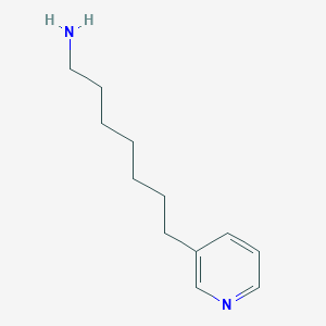 7-(Pyridin-3-YL)heptan-1-amine
