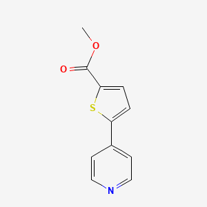 molecular formula C11H9NO2S B8655626 Methyl 5-(4-pyridyl)-2-thiophenecarboxylate CAS No. 216867-33-3