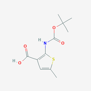 2-((Tert-butoxycarbonyl)amino)-5-methylthiophene-3-carboxylic acid