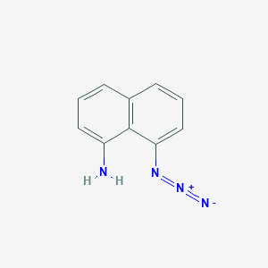 molecular formula C10H8N4 B8655640 1-Naphthalenamine, 8-azido- CAS No. 2112-98-3