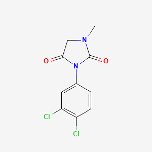 molecular formula C10H8Cl2N2O2 B8655684 3-(3,4-Dichlorophenyl)-1-methylimidazolidine-2,4-dione CAS No. 33093-34-4