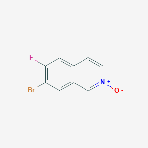 7-Bromo-6-fluoroisoquinoline 2-oxide