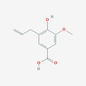 molecular formula C11H12O4 B8655797 3-Allyl-4-hydroxy-5-methoxybenzoic acid 