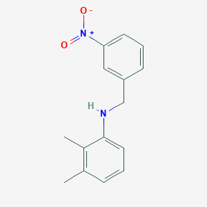 molecular formula C15H16N2O2 B8655808 3-[(2,3-Dimethylphenyl)amino-methyl]nitrobenzene 