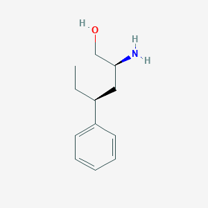molecular formula C12H19NO B8655865 (2S,4S)-2-amino-4-phenylhexan-1-ol 