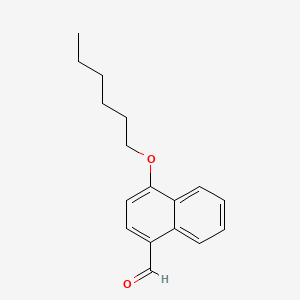 4-Hexyloxynaphthalene-1-carbaldehyde