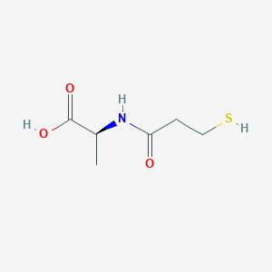 N-(3-Sulfanylpropanoyl)-L-alanine