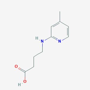 molecular formula C10H14N2O2 B8655996 4-(4-Methylpyridin-2-ylamino)butyric acid 