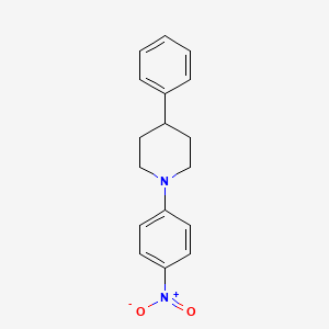 molecular formula C17H18N2O2 B8656002 1-(4-Nitrophenyl)-4-phenylpiperidine 
