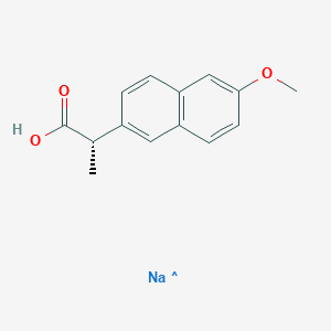 molecular formula C14H14NaO3 B8656007 sodium (2S)-2-(6-methoxynaphthalen-2-yl)propanoate 