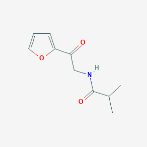 molecular formula C10H13NO3 B8656034 N-[2-(Furan-2-yl)-2-oxoethyl]-2-methylpropanamide CAS No. 88352-97-0