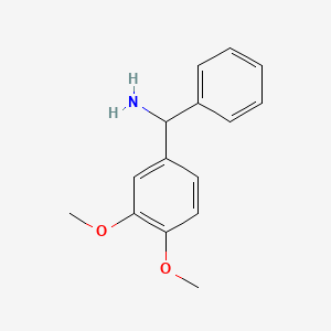 molecular formula C15H17NO2 B8656039 3,4-Dimethoxybenzhydrylamine 