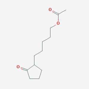 molecular formula C12H20O3 B8656044 5-(2-Oxocyclopentyl)pentyl acetate CAS No. 52478-12-3