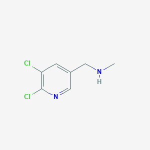 molecular formula C7H8Cl2N2 B8656085 (5,6-Dichloro-pyridin-3-ylmethyl)methylamine 
