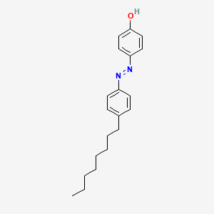 molecular formula C20H26N2O B8656291 4-Hydroxy-4'-octylazobenzene 