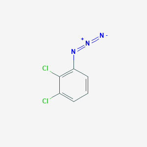 molecular formula C6H3Cl2N3 B8656316 1-Azido-2,3-dichlorobenzene 