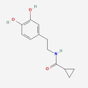 N-[beta-(3,4-Dihydroxyphenyl)-ethyl]-cyclopropanecarboxamide