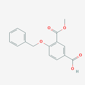 3-[(Methyloxy)carbonyl]-4-[(phenylmethyl)oxy]benzoic acid