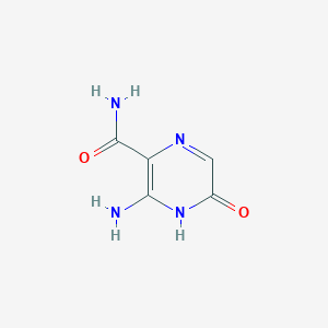 3-Amino-5-oxo-4,5-dihydropyrazine-2-carboxamide