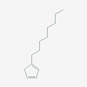 molecular formula C13H22 B8656459 1,3-Cyclopentadiene, octyl- CAS No. 123698-22-6