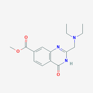 Methyl 2-[(diethylamino)methyl]-4-oxo-3,4-dihydroquinazoline-7-carboxylate