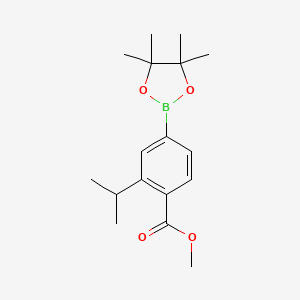 Methyl 2-isopropyl-4-(4,4,5,5-tetramethyl-1,3,2-dioxaborolan-2-yl)benzoate