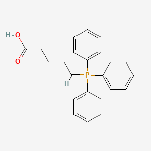 B8656736 Pentanoic acid, 5-(triphenylphosphoranylidene)- CAS No. 39968-97-3