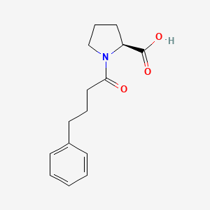B8656743 L-Proline, 1-(1-oxo-4-phenylbutyl)- CAS No. 86778-86-1