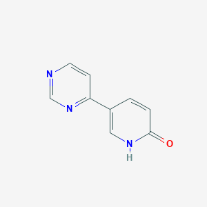 B8656752 5-(Pyrimidin-4-yl)pyridin-2(1H)-one CAS No. 89996-05-4