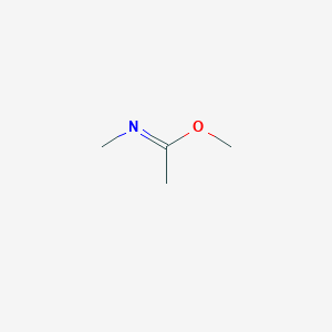 B8656756 Ethanimidic acid, N-methyl-, methyl ester CAS No. 3619-34-9