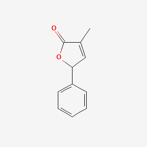 B8656777 3-methyl-5-phenyl-2(5H)-furanone CAS No. 15121-75-2