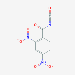 molecular formula C8H3N3O6 B8656868 2,4-Dinitrobenzoyl isocyanate CAS No. 103317-57-3
