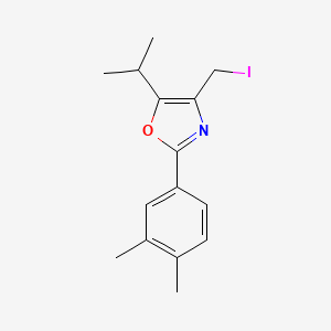 2-(3,4-Dimethylphenyl)-4-iodomethyl-5-isopropyloxazole