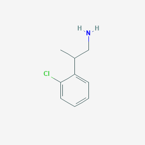 molecular formula C9H12ClN B8656964 2-(2-Chlorophenyl)propan-1-amine CAS No. 67932-61-0
