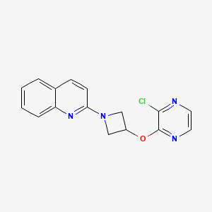 2-(3-(3-Chloropyrazin-2-yloxy)azetidin-1-yl)quinoline