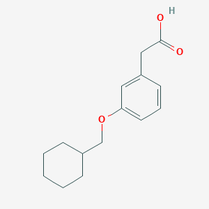 3-Cyclohexylmethyloxy-phenylacetic acid